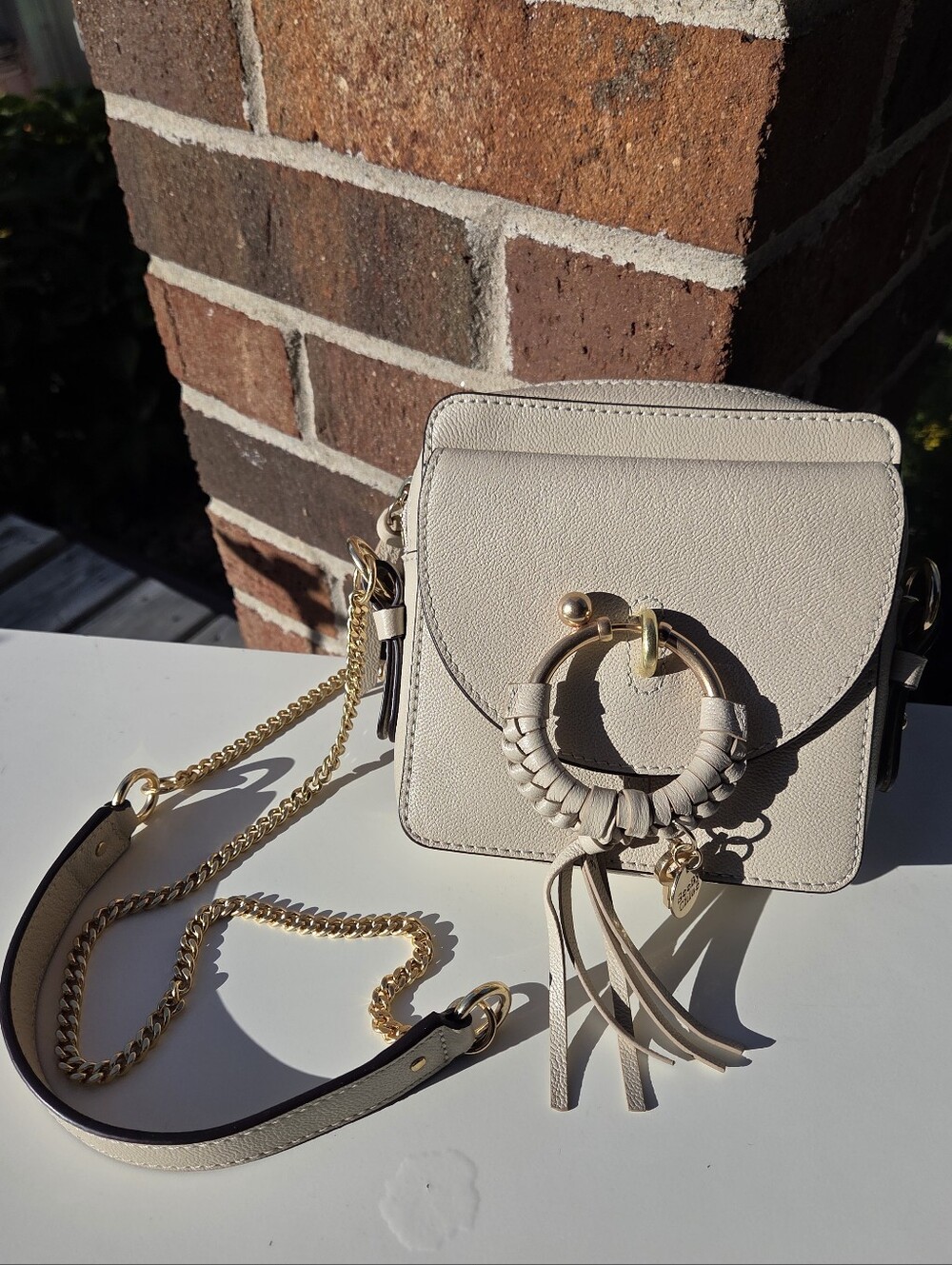 See by Chloe Mini Joan Suede & Leather Crossbody Bag EUC